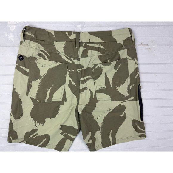 NWOT Roark Size 32 Mens Shorts Revival Explorer 2.0 Camo Tie String Green - Picture 4 of 6